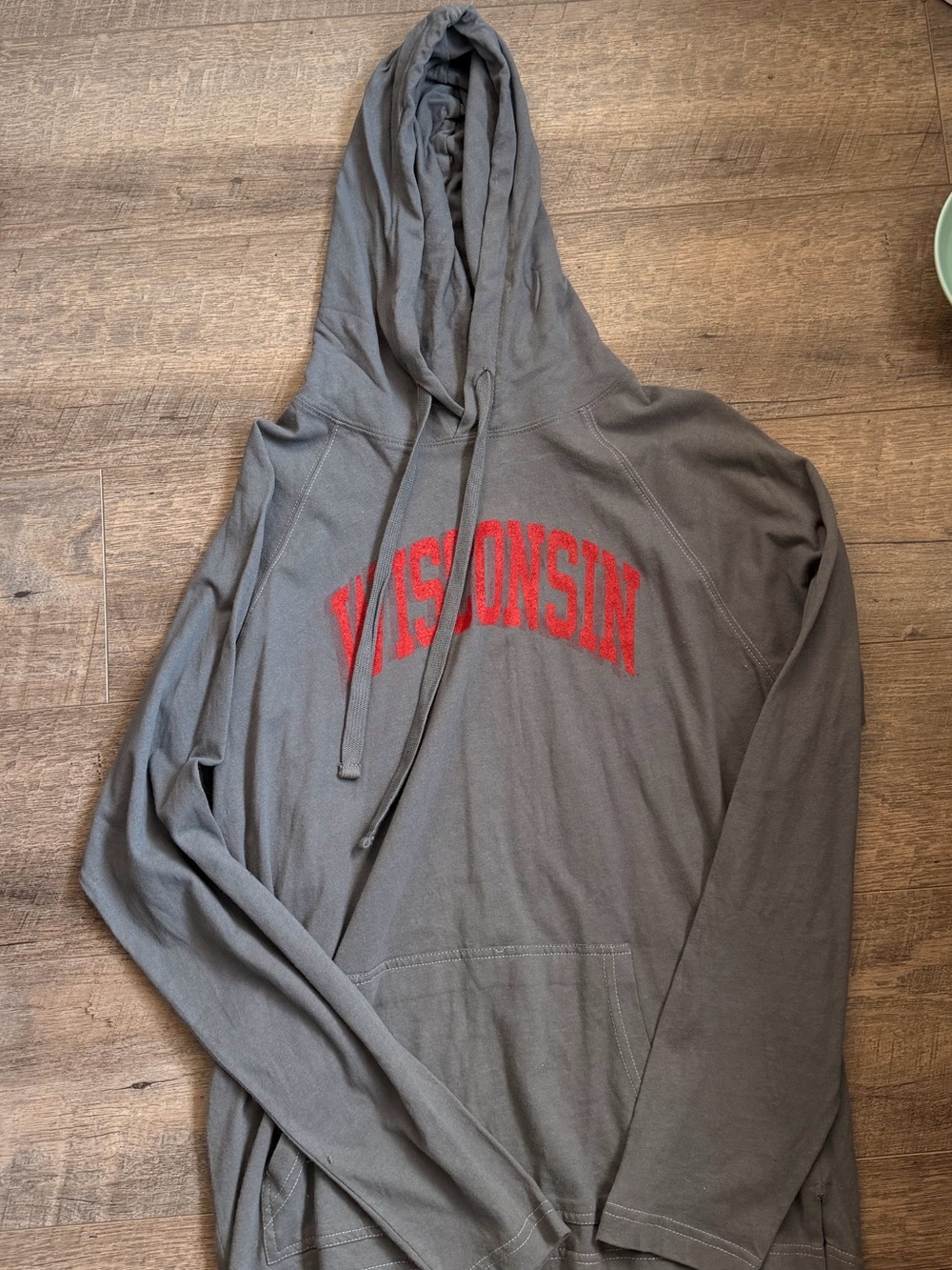 UW Madison Gray Hoodie